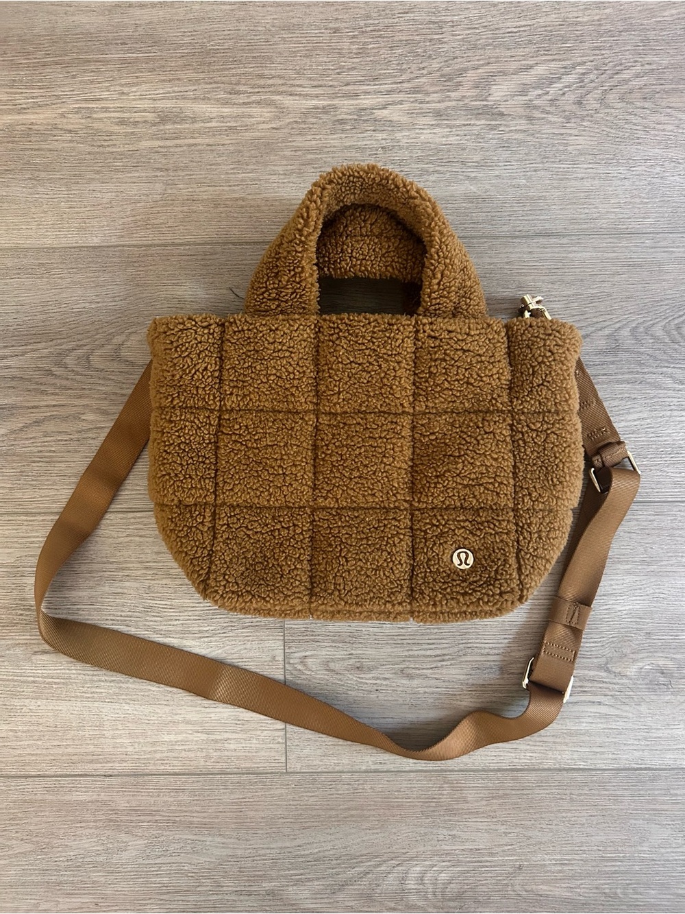 Lululemon Quilted Sherpa Crossbody Purse 5L